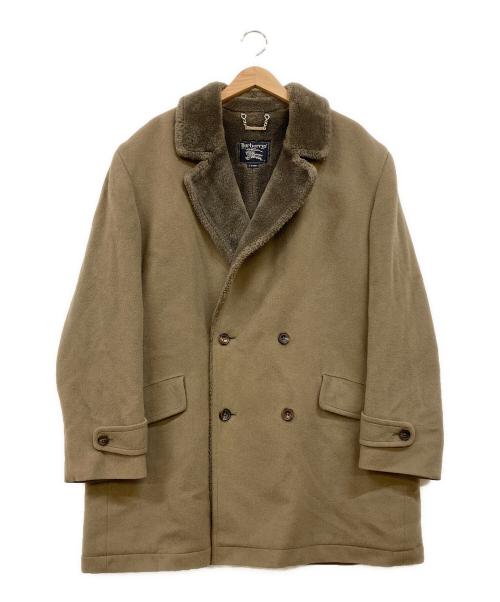 Burberry's（バーバリー）Burberry's (バーバリーズ) ウール裏ボアコート ベージュ サイズ:Lの古着・服飾アイテム