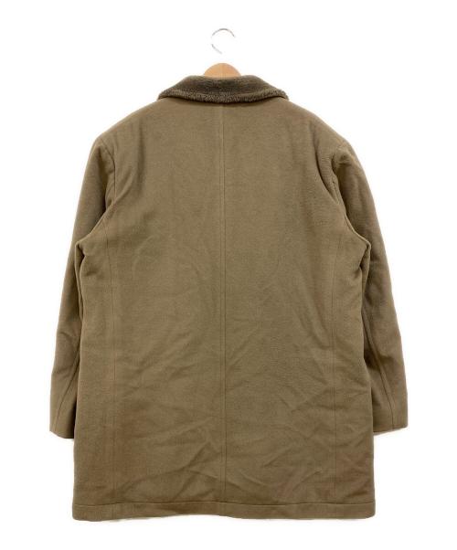 Burberry's（バーバリー）Burberry's (バーバリーズ) ウール裏ボアコート ベージュ サイズ:Lの古着・服飾アイテム