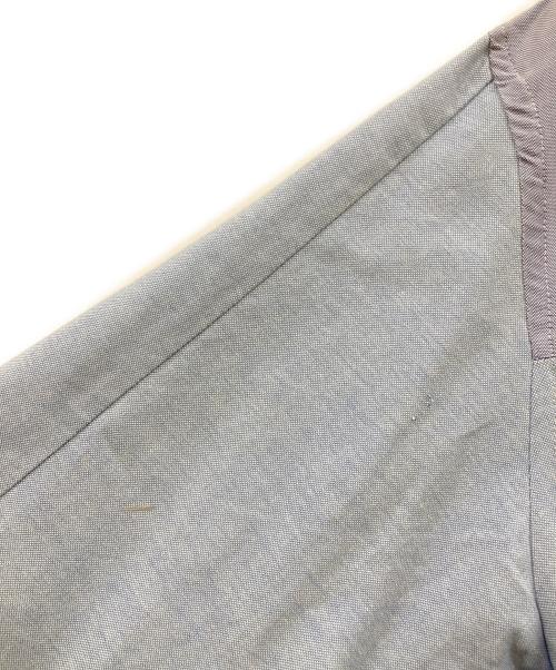 Rebuild by Needles（リビルドバイニードルス）Rebuild by Needles (リビルドバイニードルス) 再構築 パッチワークシャツ ブルー×パープル サイズ:Lの古着・服飾アイテム