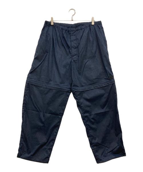 G SHOCK（ジーショック）G SHOCK (ジーショック) BEAMS (ビームス) PAISLEY PATTERN EMBOSS 2WAY PANTS パンツ ネイビー サイズ:XLの古着・服飾アイテム