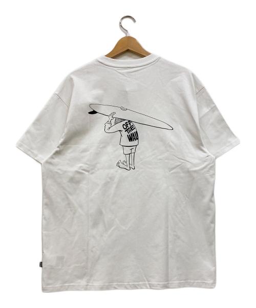 VANS（ヴァンズ）VANS (バンズ) yusuke hanai (ユウスケハナイ) プリントTシャツ ホワイト サイズ:Lの古着・服飾アイテム