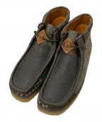 CLARKS×BODEGAクラークス×ボデガ）の古着「Wallabee Boot ワラビーブーツ」｜グレー×グリーン