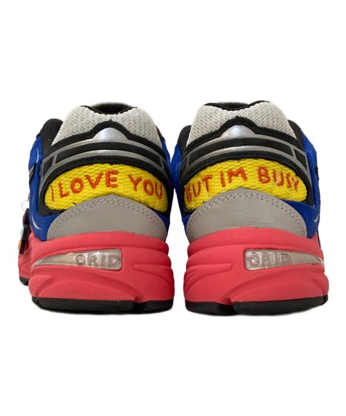 SAUCONY（サッカニー）SAUCONY (サッカニー) Grid Jazz 9 Jae Tips I Love You But I’m Busy スニーカー ピンク×ブルー サイズ:28㎝の古着・服飾アイテム