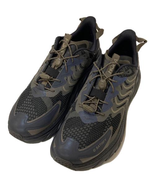 HOKAONEONE（ホカオネオネ）HOKAONEONE (ホカオネオネ) Clifton LS Satisfy スニーカー ブラック サイズ:28㎝の古着・服飾アイテム