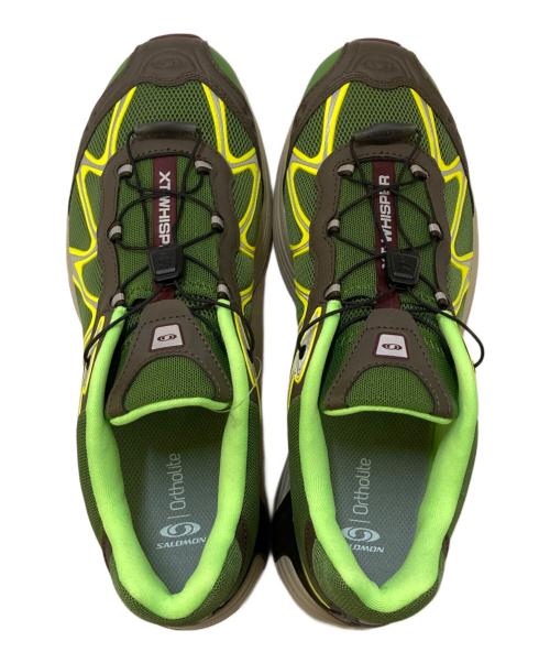 SALOMON（サロモン）SALOMON (サロモン) XT-ウィスパー スニーカー グリーン×イエロー(Treetop / Wren / Sulphur Spring) サイズ:28㎝の古着・服飾アイテム