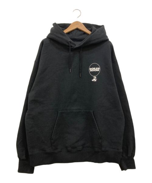 NAF（ナフ）NAF (ナフ) BOILER ROOM (ボイラールーム) BEAMS T (ビームス ティー) Sweat Hoodie パーカー ブラック サイズ:XLの古着・服飾アイテム