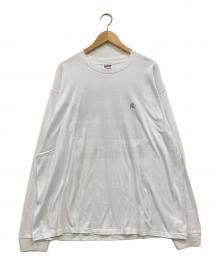 Huber Store（ヒューバーストア）の古着「バックプリント ロングスリーブカットソー」｜ホワイト