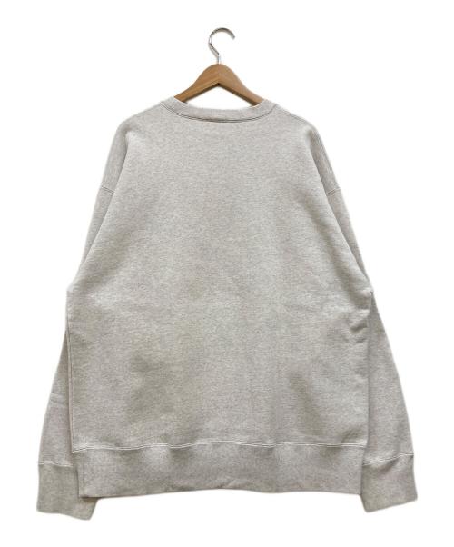 Huber Store（ヒューバーストア）Huber Store (ヒューバーストア) Emblem Crewneck Sweatshirt スウェット グレー サイズ:XXLの古着・服飾アイテム