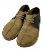 C.P COMPANY×CLARKSシーピーカンパニー×クラークス）の古着「DESERT TREK デザートシューズ」｜カーキ×ブラック