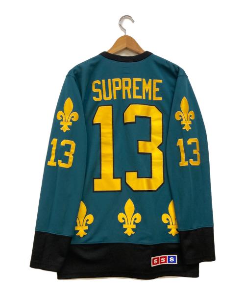 SUPREME（シュプリーム）SUPREME (シュプリーム) Fleur de lis Hockey Top グリーン サイズ:Mの古着・服飾アイテム