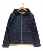EVISUエヴィス）の古着「デニムジップパーカー」｜ブルー