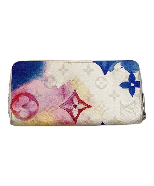 LOUIS VUITTON（ルイ ヴィトン）LOUIS VUITTON (ルイ ヴィトン) M80499 ジッピーウォレット ヴェルティカル ホワイト×ブルーの古着・服飾アイテム