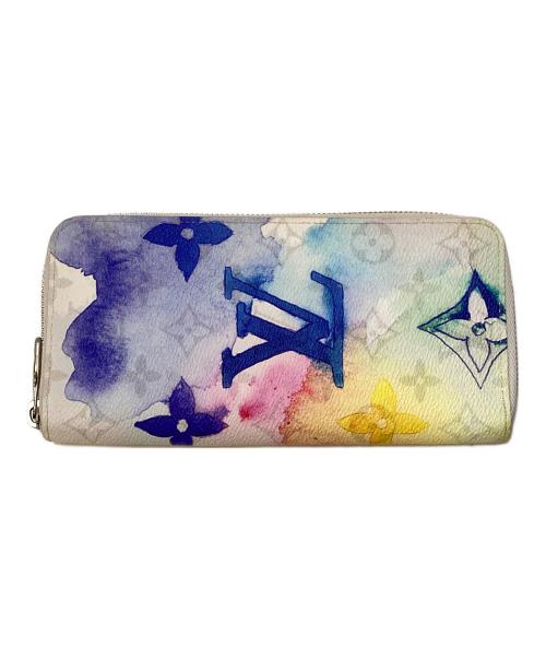 LOUIS VUITTON（ルイ ヴィトン）LOUIS VUITTON (ルイ ヴィトン) M80499 ジッピーウォレット ヴェルティカル ホワイト×ブルーの古着・服飾アイテム