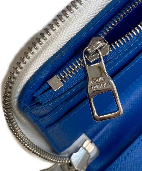 LOUIS VUITTON（ルイ ヴィトン）LOUIS VUITTON (ルイ ヴィトン) M80499 ジッピーウォレット ヴェルティカル ホワイト×ブルーの古着・服飾アイテム