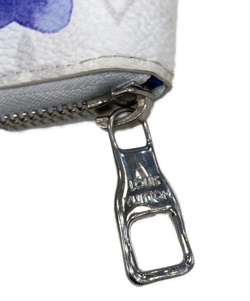 LOUIS VUITTON（ルイ ヴィトン）LOUIS VUITTON (ルイ ヴィトン) M80499 ジッピーウォレット ヴェルティカル ホワイト×ブルーの古着・服飾アイテム
