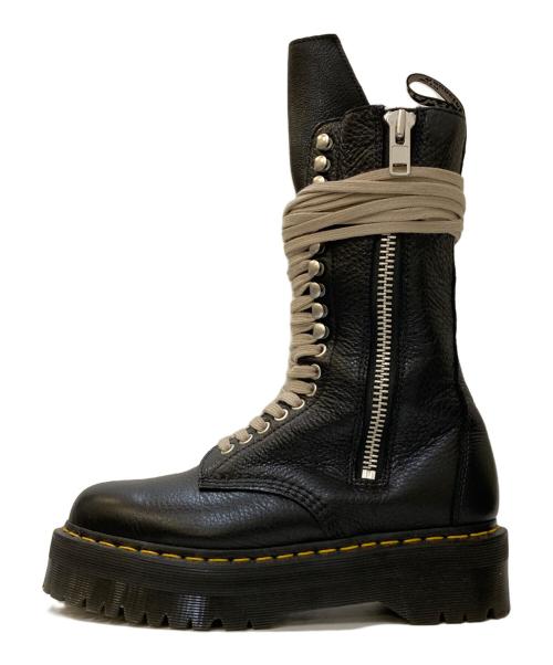 Dr.Martens（ドクターマーチン）Dr.Martens (ドクターマーチン) RICK OWENS (リックオウエンス) 1918 RO 18 HOLE BOOTS ブラック サイズ:26cm(UK7)の古着・服飾アイテム