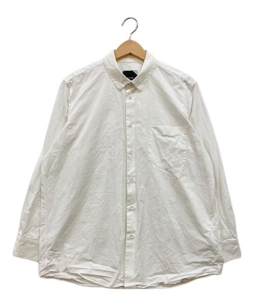 ATON（エイトン）ATON (エイトン) GIZA BROAD UNISEX OVERSIZED SHIRT ホワイト サイズ:02の古着・服飾アイテム