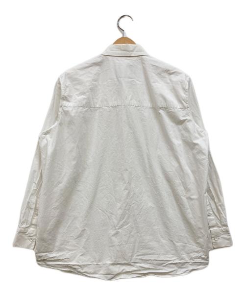 ATON（エイトン）ATON (エイトン) GIZA BROAD UNISEX OVERSIZED SHIRT ホワイト サイズ:02の古着・服飾アイテム