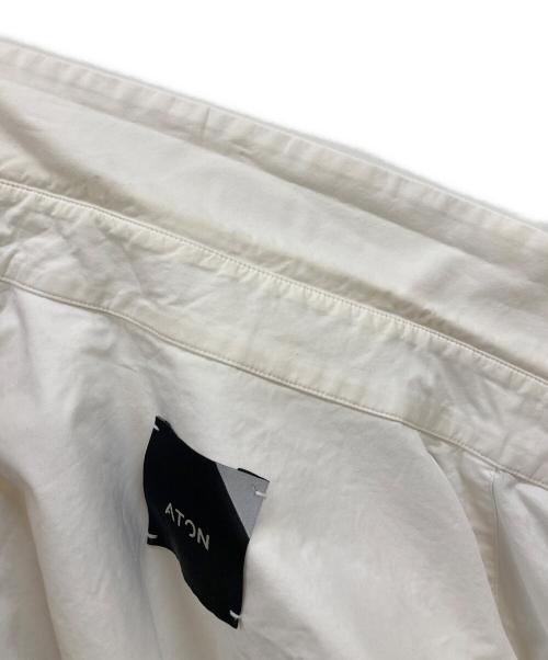 ATON（エイトン）ATON (エイトン) GIZA BROAD UNISEX OVERSIZED SHIRT ホワイト サイズ:02の古着・服飾アイテム