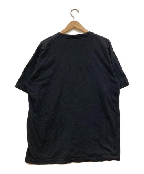 STONE ISLAND（ストーンアイランド）STONE ISLAND (ストーンアイランド) ロゴプリントTシャツ ブラック サイズ:Mの古着・服飾アイテム