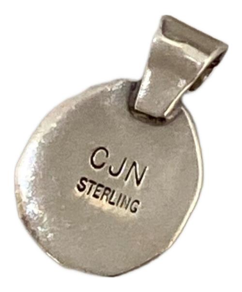 CJN（シージェーエヌ）CJN (シージェーエヌ) ターコイズ ペンダントトップ シルバー×ブルーの古着・服飾アイテム