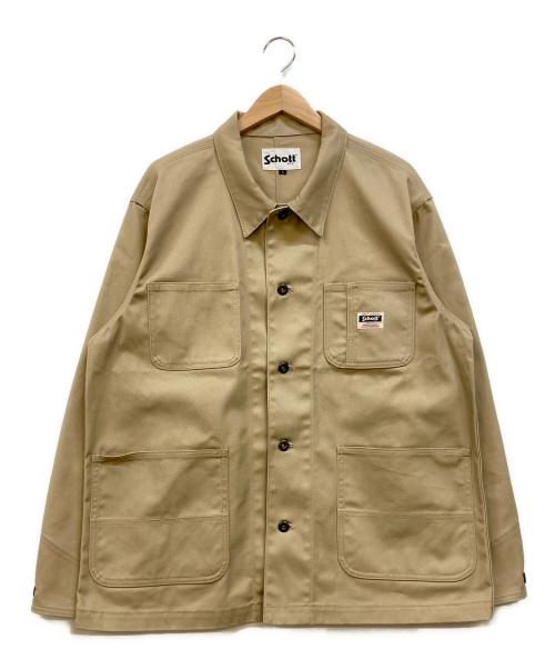 Schott（ショット）Schott (ショット) TC WORK COVERALL ベージュ サイズ:Lの古着・服飾アイテム