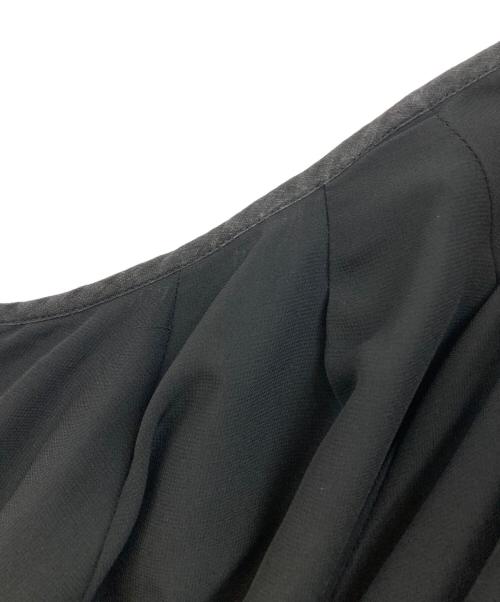 DRESSTERIOR（ドレステリア）DRESSTERIOR (ドレステリア) ペーパーリネンショートブルゾン ブラック サイズ:36の古着・服飾アイテム