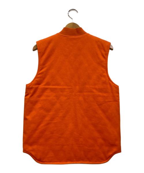 CarHartt（カーハート）CarHartt (カーハート) キルティングダックベスト オレンジ サイズ:Sの古着・服飾アイテム
