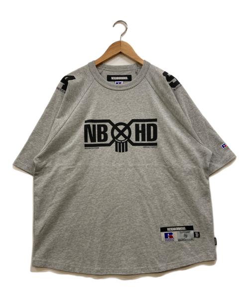 RUSSELL ATHLETIC（ラッセルアスレチック）RUSSELL ATHLETIC (ラッセルアスレチック) NEIGHBORHOOD (ネイバーフッド) BOUNTY HUNTER (バウンティハンター) CREWNECK SS グレー サイズ:Lの古着・服飾アイテム
