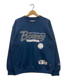 RUSSELL ATHLETIC×NEIGHBORHOOD×BOUNTY HUNTER（ラッセルアスレチック×ネイバーフッド×バウンティハンター）の古着「SWEAT SHIRT LS」｜ネイビー