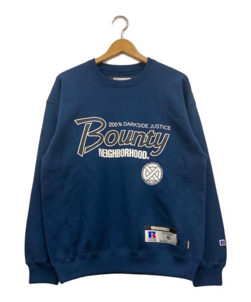 RUSSELL ATHLETIC（ラッセルアスレチック）RUSSELL ATHLETIC (ラッセルアスレチック) NEIGHBORHOOD (ネイバーフッド) BOUNTY HUNTER (バウンティハンター) SWEAT SHIRT LS ネイビー サイズ:Sの古着・服飾アイテム