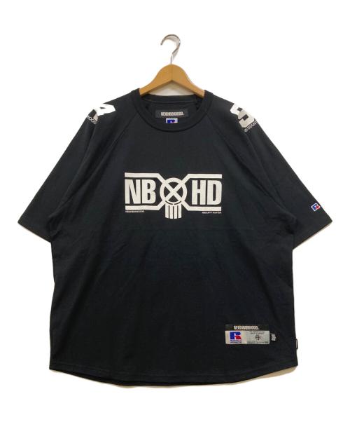 RUSSELL ATHLETIC（ラッセルアスレチック）RUSSELL ATHLETIC (ラッセルアスレチック) NEIGHBORHOOD (ネイバーフッド) BOUNTY HUNTER (バウンティハンター) CREWNECK SS ブラック サイズ:XLの古着・服飾アイテム