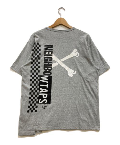 WTAPS（ダブルタップス）WTAPS (ダブルタップス) NEIGHBORHOOD (ネイバーフッド) RIPPER SS クロスボーンTシャツ グレー サイズ:Mの古着・服飾アイテム