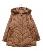 BALMAINバルマン）の古着「ファー付ダウンジャケット」｜ブラウン