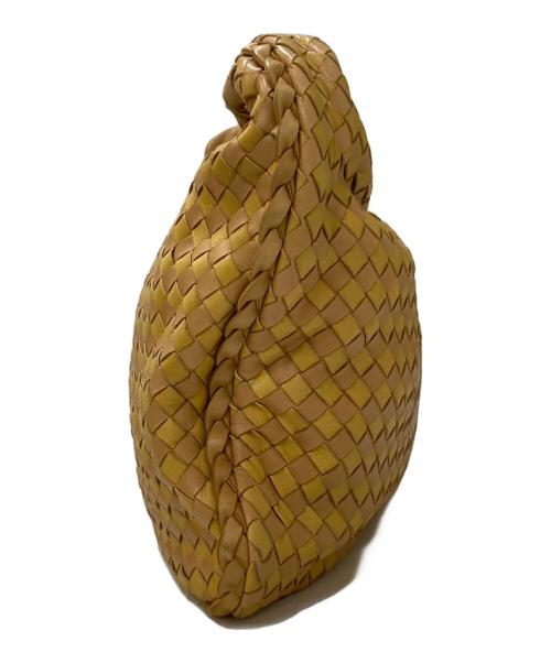 BOTTEGA VENETA（ボッテガベネタ）BOTTEGA VENETA (ボッテガベネタ) イントレチャート ホーボー レザー ワンショルダーバッグ ベージュの古着・服飾アイテム