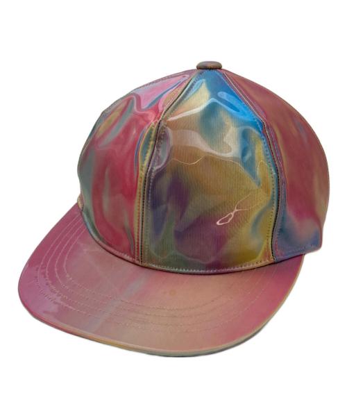 PEACEMINUSONE（ピースマイナスワン）PEACEMINUSONE (ピースマイナスワン) PMO PRISM キャップ マルチカラーの古着・服飾アイテム