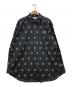 CDG（シーディージー）の古着「OVERSIZED SHIRT cotton broad LOGO print」｜ブラック