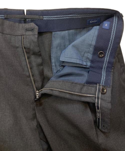 BEAMS F（ビームスエフ）BEAMS F (ビームスエフ) INCOTEX (インコテックス) SUPER130’ｓウール ドレススラックスパンツ グレー サイズ:48の古着・服飾アイテム