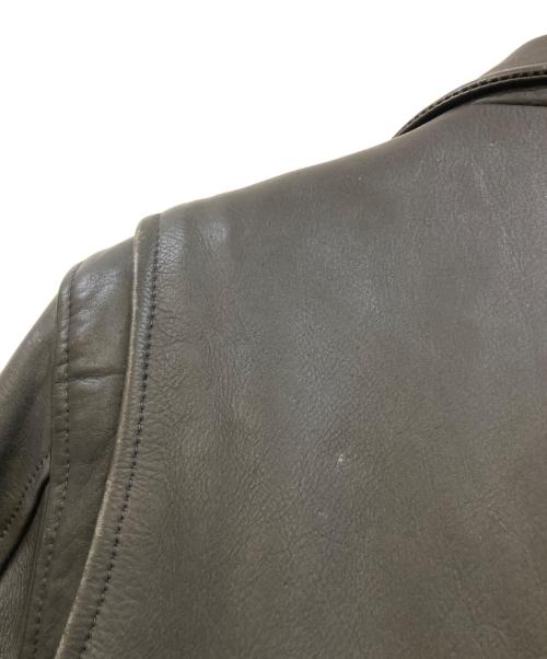 CUIRS LONDON（キュイーロンドン）CUIRS LONDON (キュイーロンドン) カウハイドライダースジャケット ブラック サイズ:下記参照の古着・服飾アイテム