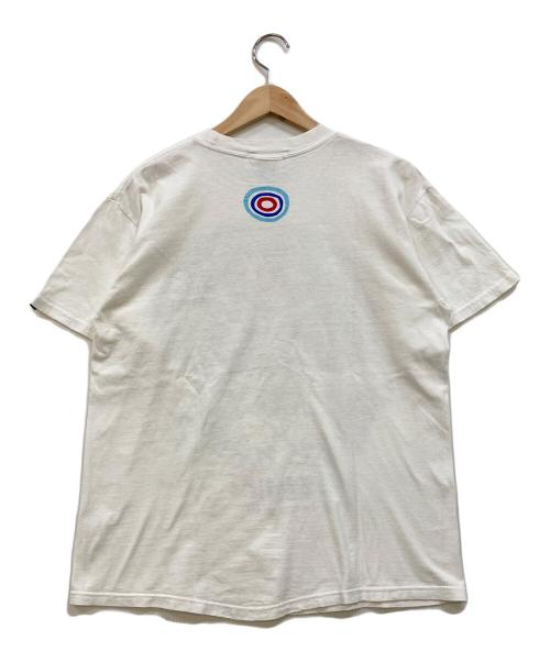 MORE ABOUT LESS（モアアバウトレス）MORE ABOUT LESS (モアアバウトレス) スカル ターゲット プリントTシャツ ホワイト サイズ:Mの古着・服飾アイテム