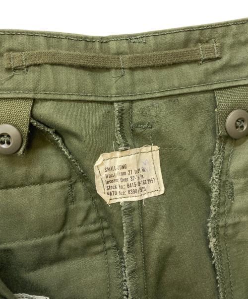 US ARMY（ユーエスアーミー）US ARMY (ユーエスアーミー) 70s M-65 フィールドパンツ オリーブ サイズ:Sの古着・服飾アイテム