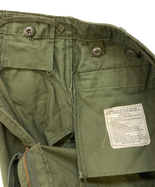 US ARMY（ユーエスアーミー）US ARMY (ユーエスアーミー) 70s M-65 フィールドパンツ オリーブ サイズ:Sの古着・服飾アイテム