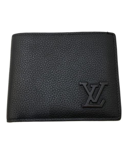 LOUIS VUITTON（ルイ ヴィトン）LOUIS VUITTON (ルイ ヴィトン) ポルトフォイユ・マルコ LV Aerogram  ブラックの古着・服飾アイテム
