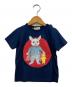 GUCCI（グッチ）の古着「ヒグチユウコ コラボ ウサギプリントTシャツ」｜ネイビー