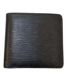 LOUIS VUITTON（ルイ ヴィトン）の古着「ノワール ポルトフォイユ マルコ」｜ブラック