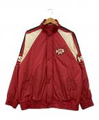 Hysteric Glamourヒステリックグラマー）の古着「EVIL STARワッペン スタンドカラージャケット」｜レッド