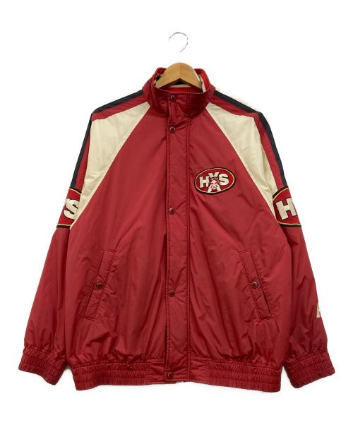 Hysteric Glamour（ヒステリックグラマー）Hysteric Glamour (ヒステリックグラマー) EVIL STARワッペン スタンドカラージャケット レッド サイズ:FREEの古着・服飾アイテム