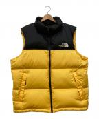 THE NORTH FACEザ ノース フェイス）の古着「Retro Nuptse Vest」｜ブラック×イエロー