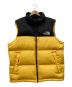 THE NORTH FACE（ザ ノース フェイス）の古着「Retro Nuptse Vest」｜ブラック×イエロー