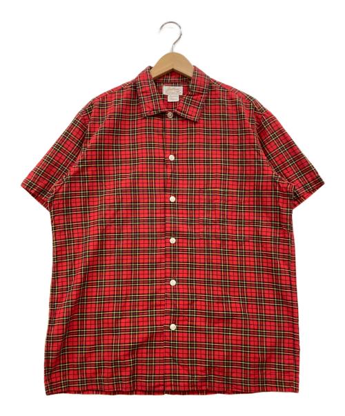 JANTZEN（ジャンセン）JANTZEN (ジャンセン) 60s USED タータンチェックシャツ レッド サイズ:Lの古着・服飾アイテム